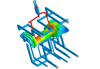 Improved and extended cooling simulation in Moldex3D 2020