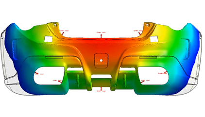 Cost-efficient production - Moldex3D QUICK FLOW | Simpatec
