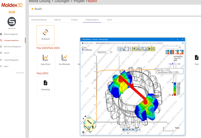 Easily manage and analyze mold simulation data for your entire business
