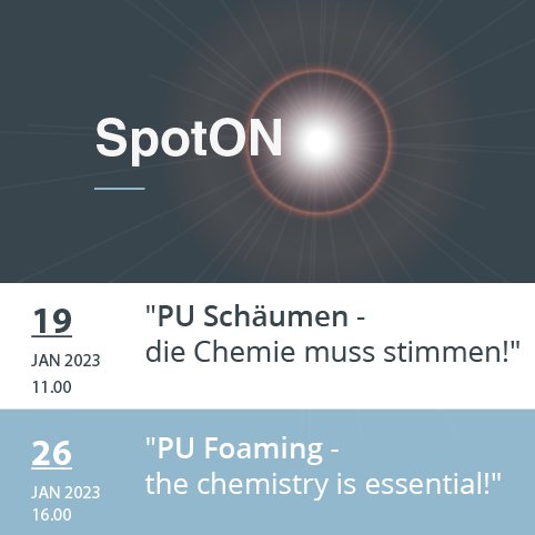 The chemistry ist essential! SpotON!