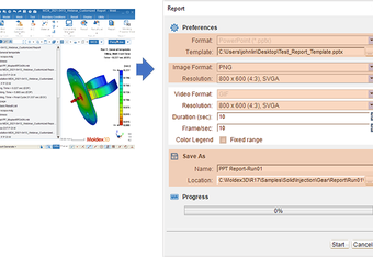 Simulation reports – precise and customized